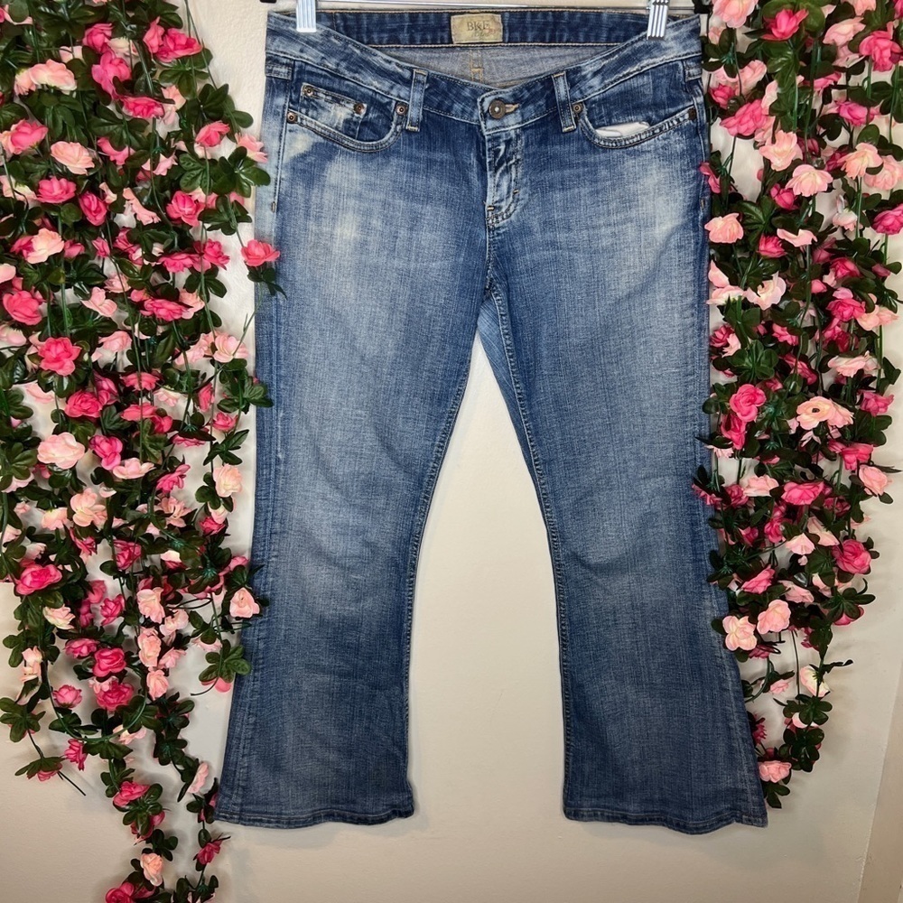 BKE Denim Medium Wash Star Stretch Jeans Women’s Casual Comfort 29x33